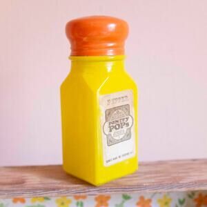 Vintage Pantry Pops Pepper Shaker Yellow Orange